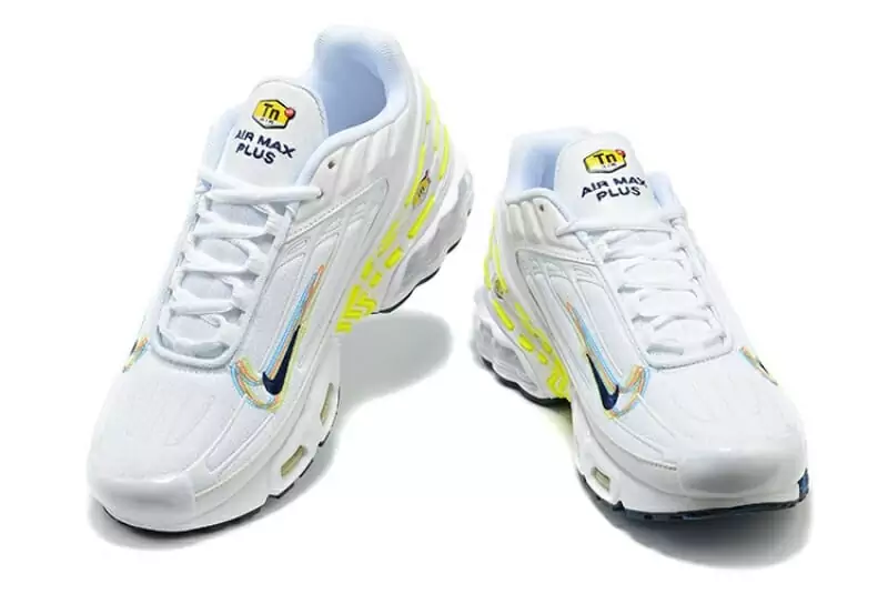 nike air max plus tn 3 blanc jaune2